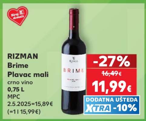 RIZMAN Brime Plavac mali