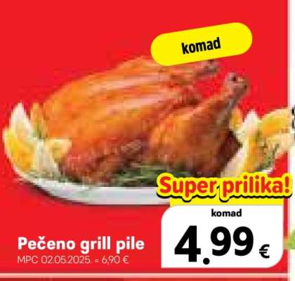 Pečeno grill pile