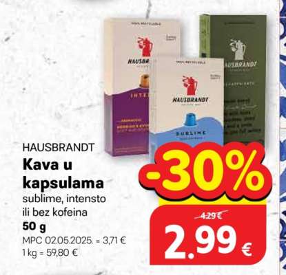 HAUSBRANDT Kava u kapsulama