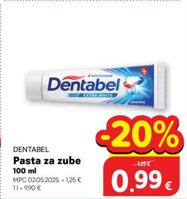 DENTABEL Pasta za zube 100 ml