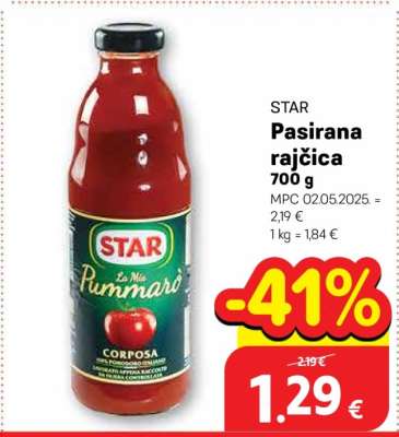 STAR Pasirana rajčica 700 g
