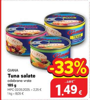 GIANA Tuna salate