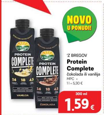 ‘Z BREGOV Protein Complete čokolada ili vanilija