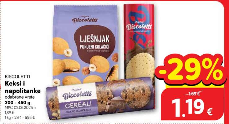 BISCOLETTI Keksi i napolitanke