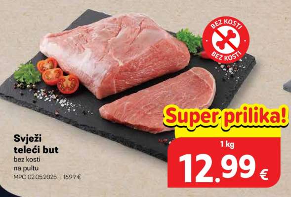 Svježi teleći but