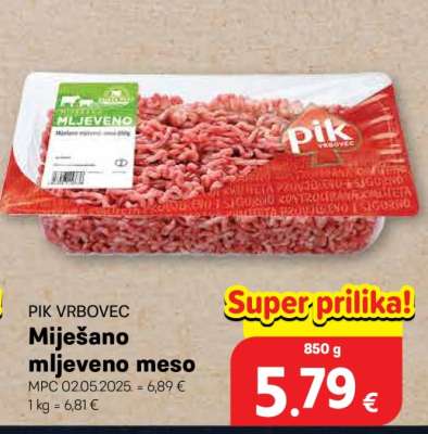 MIJEŠANO MLJEVENO MESO