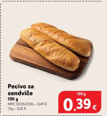 Pecivo za sendviče