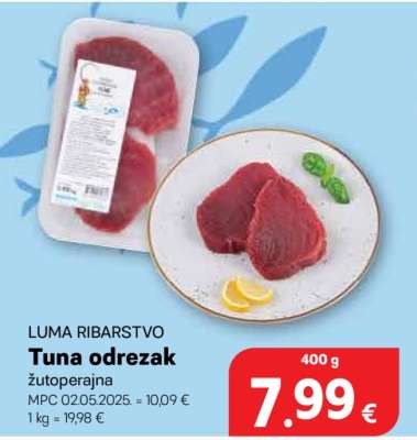 Tuna odrezak žutoperajna