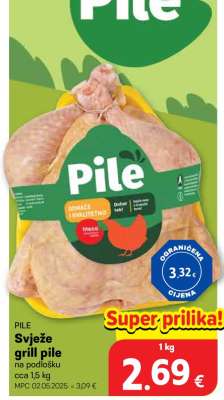 Svježe grill pile