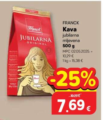 FRANCK Kava Jubilarna mljevena 500 g