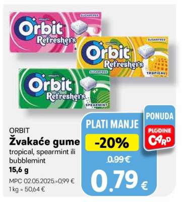 ORBIT žvakaće gume