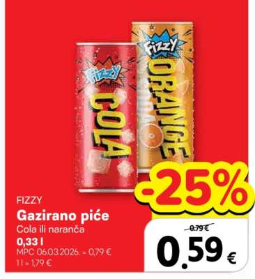FIZZY Gazirano piće