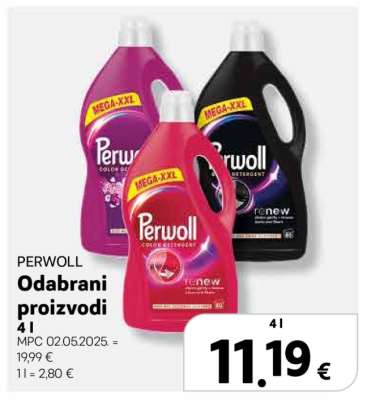 PERWOLL Odabrani proizvodi 4 l