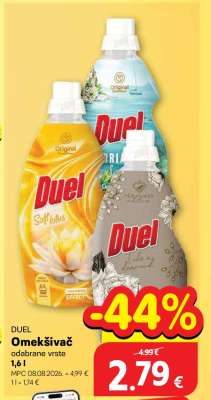 DUEL Omekšivač odabrane vrste 1,6 l