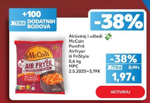 McCain Pomfrit Airfryer ili FriStyle