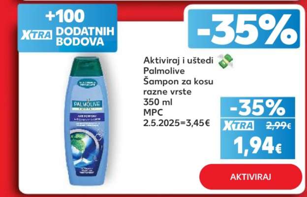 PALMOLIVE Šampon za kosu razne vrste 350 ml