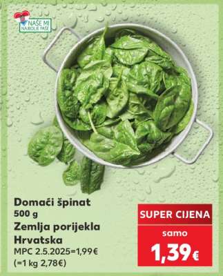Domaći špinat