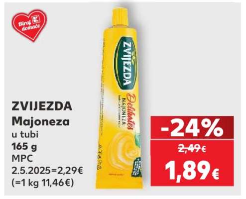 ZVIJEZDA Majoneza u tubi