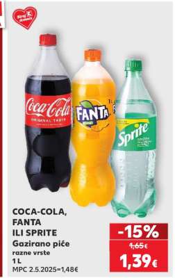 COCA-COLA FANTA ILI SPRITE