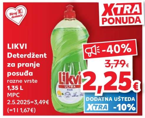Likvi Deterdžent za pranje posuda