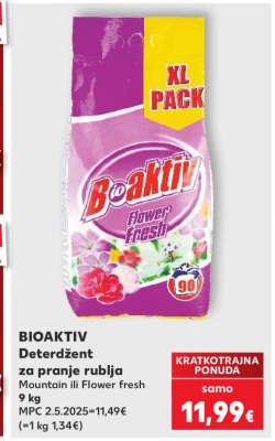 BIOAKTIV Deterdžent za pranje rublja