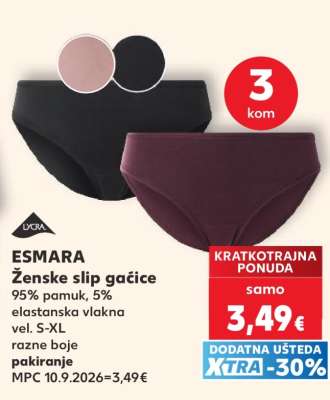 ESMARA Ženske slip gaćice