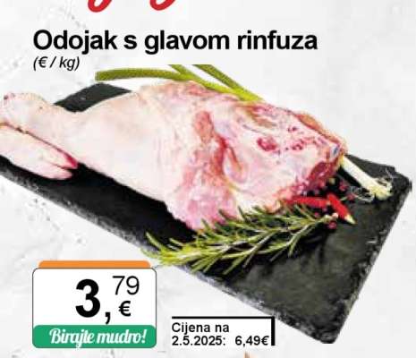 Odojak s glavom rinfuza