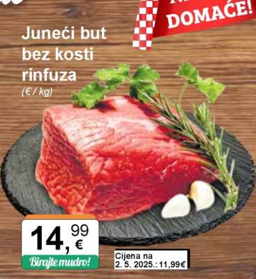 JUNEĆI BUT bez kosti rinfuza
