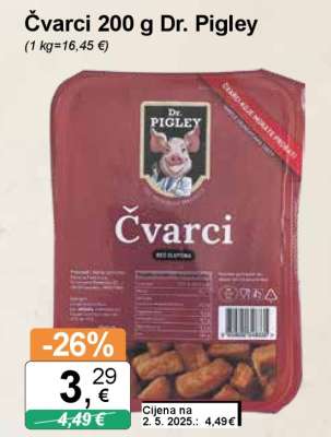 Čvarci 200 g Dr. Pigley
