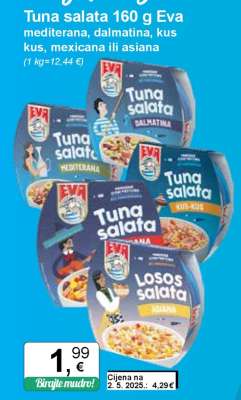 Tuna salata 160 g Eva