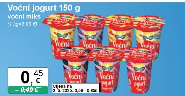Voćni jogurt 150 g