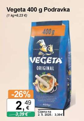 Vegeta, 400 g Podravka
