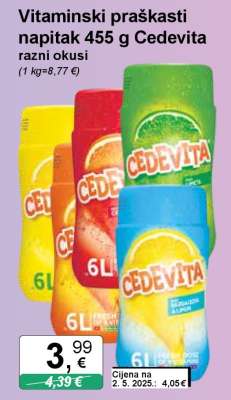 Vitaminski praškasti napitak 455 g Cedevita
