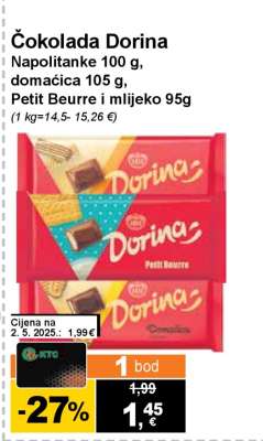 Čokolada Dorina