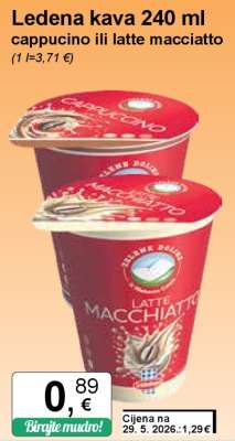 Ledena kava 240 ml cappucino ili latte macciatto