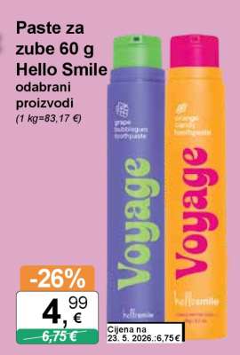 Paste za zube 60 g Hello Smile