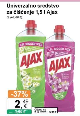 Univerzalno sredstvo za čišćenje 1,5 l Ajax