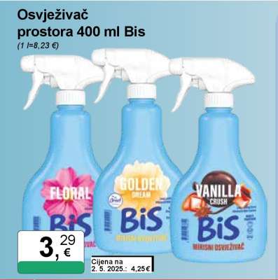 Osvježivač prostora 400 ml Bis