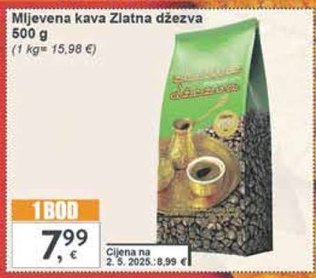 MLJEVENA KAVA ZLATNA DŽEZVA