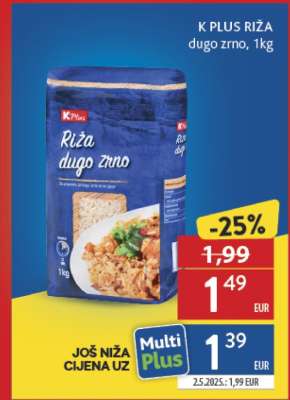 K PLUS RIŽA