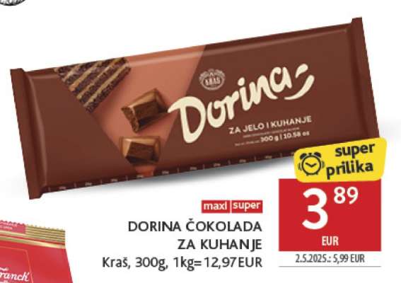 DORINA Čokolada za kuhanje