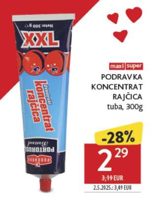 PODRAVKA KONCENTRAT RAJČICA tuba 300g