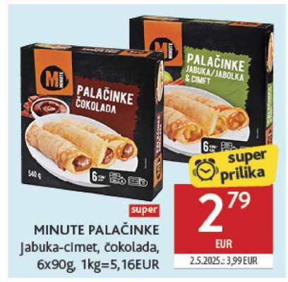 MINUTE PALAČINKE