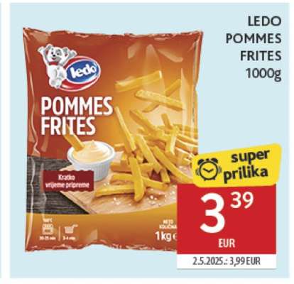 LEDO POMMES FRITES 1000g