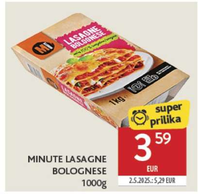 MINUTE LASAGNE BOLOGNESE