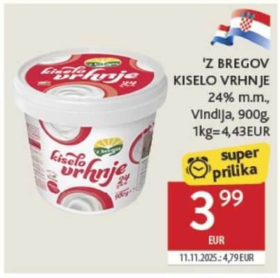 `Z BREGOV Kiselo vrhnje
