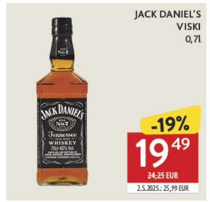 JACK DANIEL'S VISKI 0,7l ,