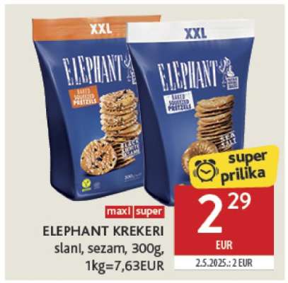 ELEPHANT Krekeri
