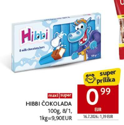 HIBBI ČOKOLADA
