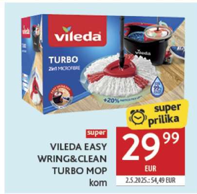 VILEDA EASY WRING&CLEAN TURBO MOP kom